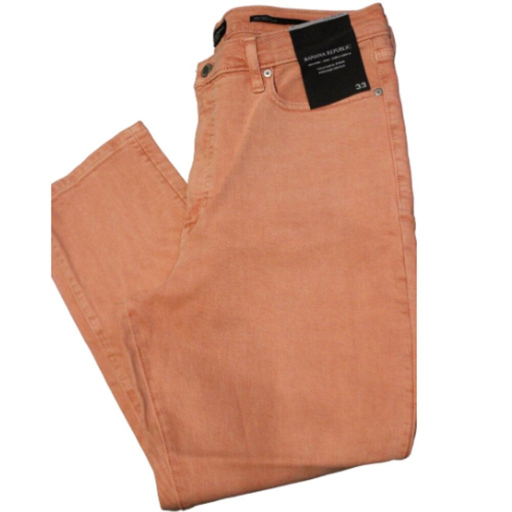 Banana Republic Peach Jeans Size 33 BNWT